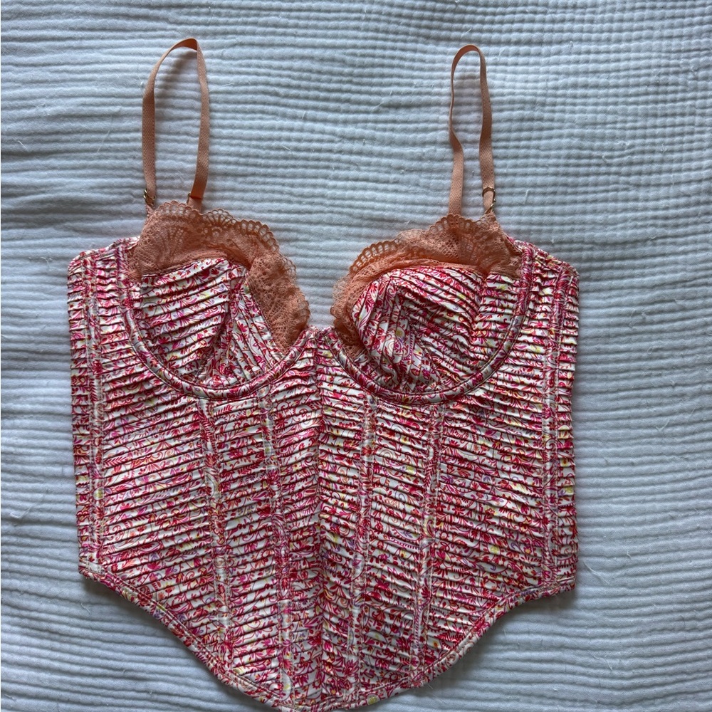 Bydee Pink & Orange Cami Bustier